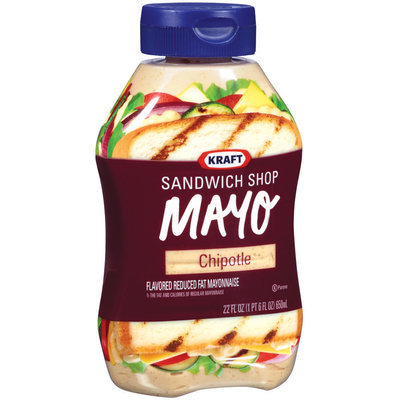 Kraft Mayo Sandwich Shop Chipotle Mayonnaise 22 Oz Squeeze Bottle