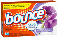 Bounce with Febreze Spring & Renewal Fabric Softener Sheets 90 ct Box