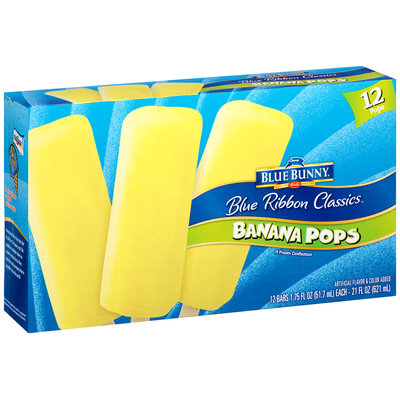 Blue Bunny® Blue Ribbon Classics™ Banana Pops 12-1.75 fl. oz. Packs
