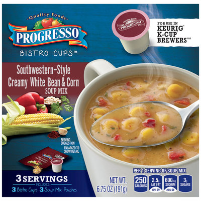 Progresso™ Bistro Cups Southwestern-Style Creamy White Bean & Corn Soup Mix