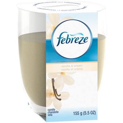 Candle Febreze® Candle Vanilla & Cream Air Freshener (1 Count, 5.5 Oz)