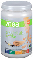 Vega™ Essentials Protein Shake Vanilla Flavor Drink Mix 21.9 oz. Canister