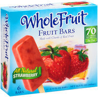 Whole Fruit® All Natural Strawberry Fruit Bars 6 ct Box