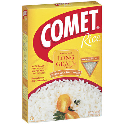 Comet Long Grain Enriched Rice 28 Oz Box