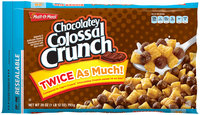Malt-O-Meal® Chocolately Colossal Crunch® Sweetened Corn & Oat Cereal 28 oz. ZIP-PAK