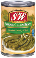 S&W® Whole Green Beans 14.5 oz. Can