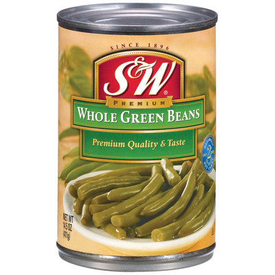 S&W® Whole Green Beans 14.5 oz. Can