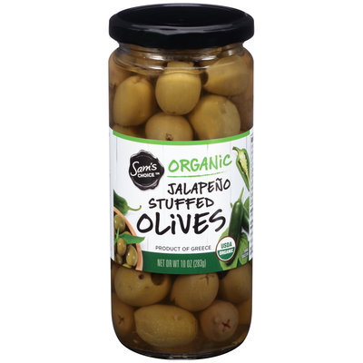 Sam's Choice™ Organic Jalapeno Stuffed Olives 10 oz. Jar
