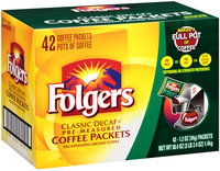 Folgers® Classic Decaf Pre-Measured Ground Coffee Packets 42 ct Box