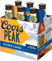 Coors® Peak Golden Lager 6-12 fl. oz. Bottles