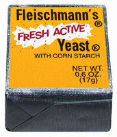 Fleischmann's Yeast W/Corn Starch Fresh Active Yeast .6 Oz Cube