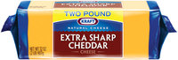 Kraft Natural Cheese Extra Sharp Cheddar Cheese 32 oz. Brick