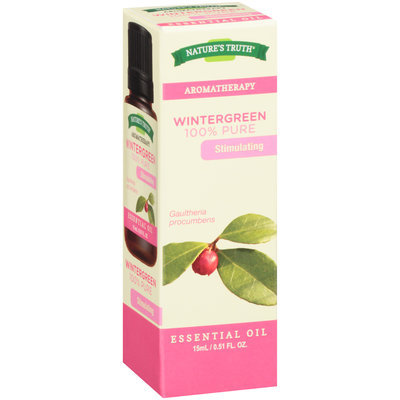 Nature's Truth® Aromatherapy Wintergreen 100% Pure Essential Oil 0.51 fl. oz. Box
