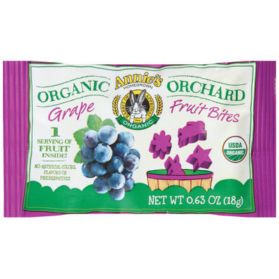 Annie's® Homegrown Organic Orchard Grape Fruit Bites