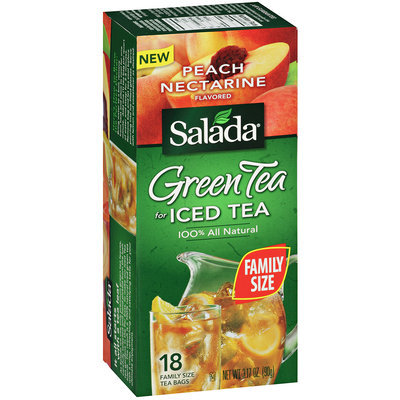 Salada® Green Tea for Iced Tea Peach Nectarine Flavored 3.17 oz.