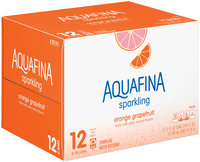 Aquafina™ Sparkling Orange Grapefruit Water Beverage 12-12 fl. oz. Cans