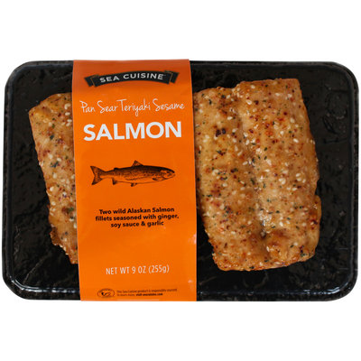 Sea Cuisine® Pan Sear Teriyaki Sesame Salmon 9 oz. Pack