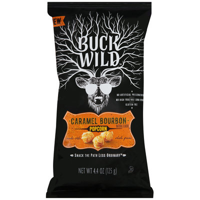Buck Wild™ Caramel Bourbon Popcorn 4.4 oz. Bag