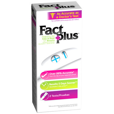 Fact Plus® Pregnancy Test 2 ct Box