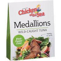 Chicken of the Sea® Medallions Black Pepper Crust Wild-Caught Tuna 3 oz. Box