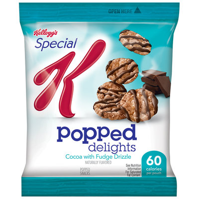 Special K® Kellogg Popped Delights™ Cocoa with Fudge Drizzle Popped Snacks