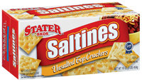 Stater Bros. Saltines Unsalted Top Crackers 16 Oz Box