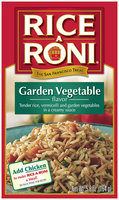 Rice-A-Roni Garden Vegetable Rice Pasta Mix 5.8 Oz Box