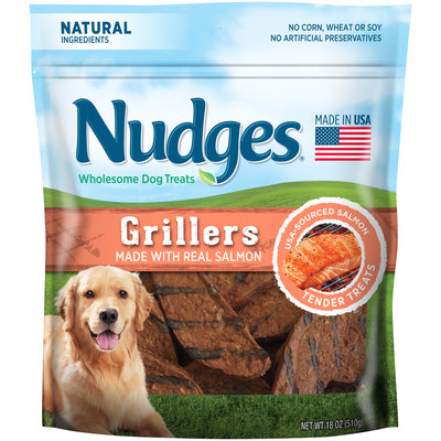Nudges® Salmon Grillers Wholesome Dog Treats 18 oz. Bag