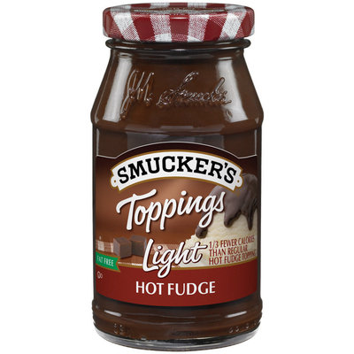 Smucker's Hot Fudge Light Fat Free Toppings 11.5 Oz Jar