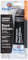 Permatex® Black Silicone Adhesive Sealant 3 oz. Peg