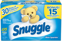 Snuggle® Blue Sparkle® Fabric Softener Dryer Sheets 135 ct Box