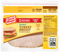 Oscar Mayer Smoked Turkey Breast Cold Cuts 16 oz. ZIP-PAK®
