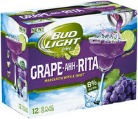 Bud Light Lime® Grape-Ahh-Rita Malt Beverage 12-8 fl. oz. Cans