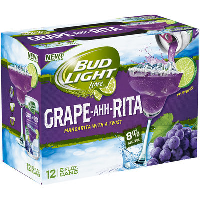 Bud Light Lime® Grape-Ahh-Rita Malt Beverage 12-8 fl. oz. Cans