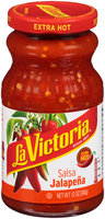 La Victoria® Extra Hot Jalapena Salsa 12 oz. Jar