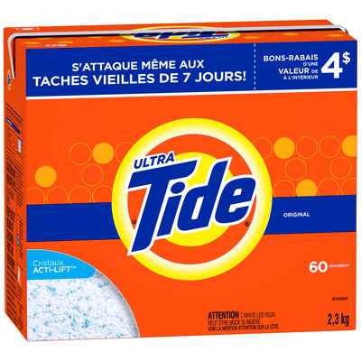 Tide Ultra Original Scent Powder Laundry Detergent 84 oz. Box