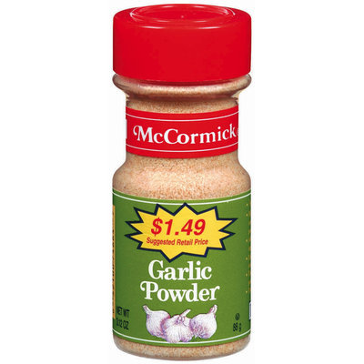 Dry Onion & Garlic $1.49 Garlic Powder 3.12 Oz Shaker