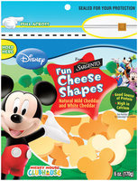 Sargento® Disney Mild Cheddar & White Cheddar Cheese Fun Shapes