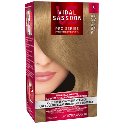 Vidal Sassoon Pro Series 8 Medium Blonde Hair Color Kit
