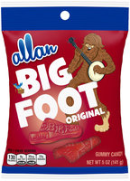 Allan Original Big Foot Gummy Candy 5 oz. Bag
