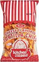 Kitchen Cooked Nacho Cheese Flavored Tortilla Chips $2.99 Prepriced 12 oz. Bag