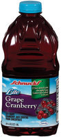 Schnucks Grape Cranberry Lite Juice Cocktail 64 Oz Plastic Bottle