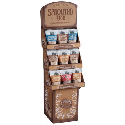 Lundberg Family Farms® Organic Sprouted Rice Display