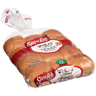 Sara Lee® Wheat Made with Honey Dinner Rolls 12 ct Bag