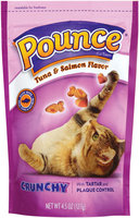 Pounce Tartar Control Crunchy Tuna & Salmon Flavor Cat Treats, 4.5-Ounce