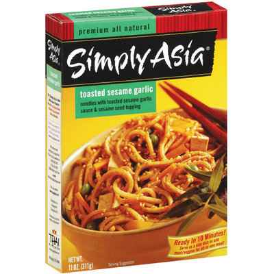 Simply Asia SA Toasted Sesame Garlic Noodle Noodles & Sauce 11 Oz Box