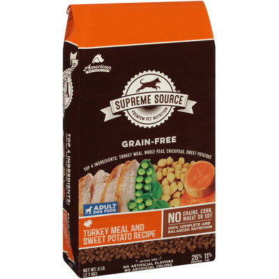 Supreme Source™ Grain-Free Turkey Meal and Sweet Potato Recipe Adult Dog Food 6 lb. Bag