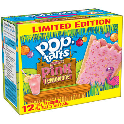 Kellogg's Pop-Tarts Frosted Pink Lemonade Toaster Pastries