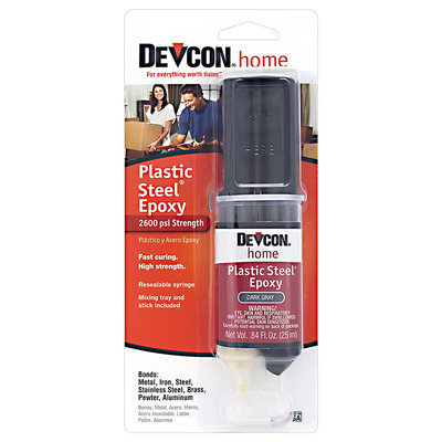 Devcon® Home Plastic Steel® Epoxy 0.84 fl. oz. Syringe