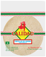 Calidad Flour Tortillas 8 Ct Bag